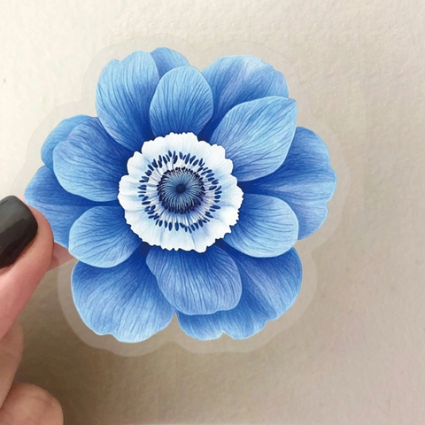 Adesivi Floreali Acquerello Impermeabili in PET per Scrapbooking Diario Cover Telefono Fai da Te Adesivi Decorativi Artistici
