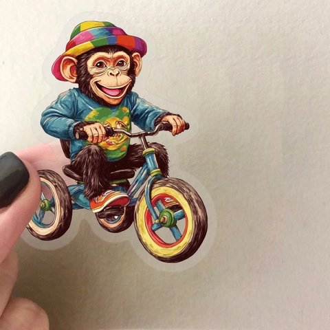 Vintage Circus Cartoon Dier Stickers Waterdichte PET Decoratieve Decals Voor Journal Scrapbooking Laptop Gitaar Dagboek Decor