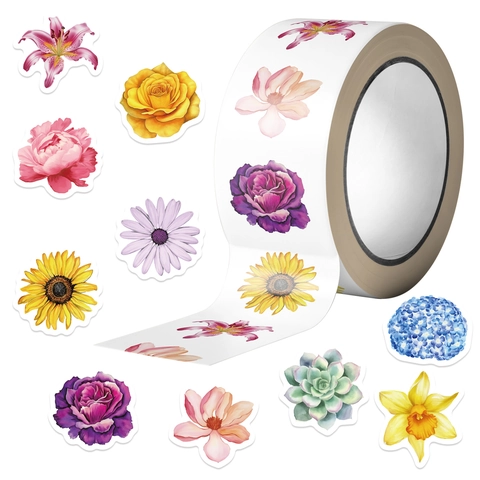Adesivi Washi Tape Floreali Acquerello Sfusi Multipattern Impermeabili Autoadesivi Decalcomanie Decorative Per Scrapbooking Giornale Fai Da Te Artigianato Regalo