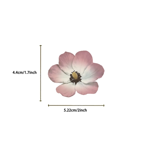 Wasserdichte PET Transparente Blumenaufkleber Für Scrapbooking Rosa Florale Dekorative Aufkleber Für Laptop Gitarre Journal Handyhülle