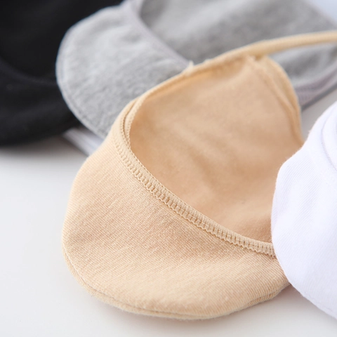 Calcetines Invisibles con Tira Trasera para Mujer de Algodón Transpirable Antideslizantes Calcetines de Barco para Zapatos Planos