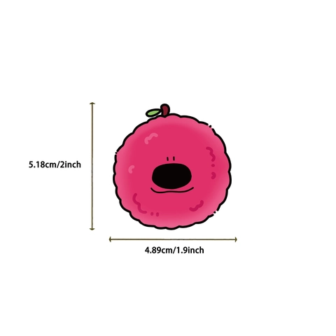 Adesivi Creativi per Cani da Frutta in PET Impermeabili per Scrapbooking Fai-da-te Diario Laptop Cover Telefono Simpatici Adesivi Decorativi Animali