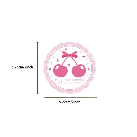 Adesivi Estetici Rosa in PVC Impermeabili Per Laptop Bagaglio Chitarra Diario Simpatici Adesivi Doodle Libro Cuore Vintage