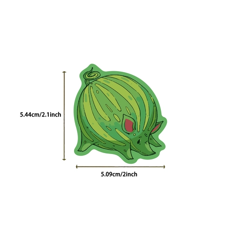 Adesivi Cartoon Frutta Verdura Animali Impermeabile PVC DIY Decalcomanie per Laptop Bagaglio Chitarra Custodia Telefono