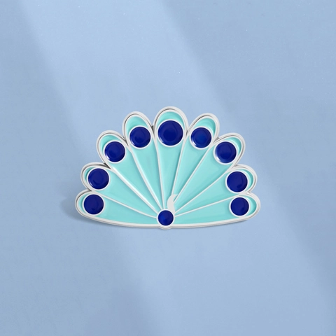 Exquisite Peacock Enamel Brooch Pin Luxury Fan Tail Feather Badge Fashion Commute Clothes Decoration For Women Men Jewelry