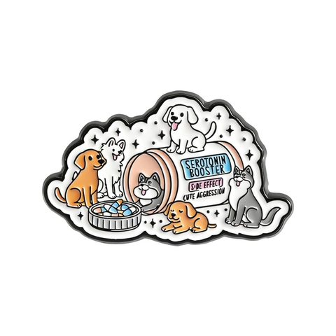 Cartoon Motivational Text Enamel Brooch Pin Funny Alloy Lapel Pin Creative Badge Backpack Accessories For Students Jewelry Gift