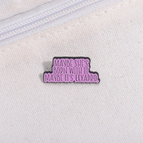 Spilla Umoristica con Slogan in Inglese Lega Vernice a Forno per Vestiti Zaino Cappello Accessori di Gioielleria Creativa Unisex