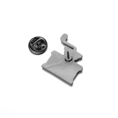 Cartoon Coffee Maker Enamel Pin Set Alloy Moka Pot French Press Coffee Cup Brooch For Clothing Backpack Badge Jewelry Gift