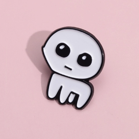 Spilla Creativa TBH Creature in Lega Autismo Meme Smalto Pin Minimalista Cartone Animato Distintivo in Metallo Accessori Abbigliamento Regalo