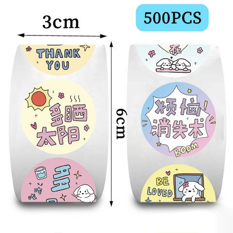 Adesivi in Carta Washi a Forma di Cane a Fumetti Rotolo Etichette Sigillanti Decorative per Scrapbooking Diario Regalo DIY