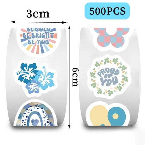 Cartoon Decorative Stickers Washi Paper Self-Adhesive Tape For Scrapbooking Envelope Sealing DIY Crafts Journaling