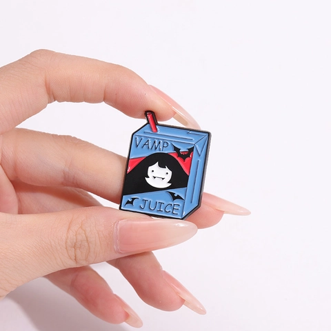 Cartoon Emaille Brosche Zinklegierung Spaß Milchkarton Getränkedose Saucenflasche Abzeichen Für Taschen Kleidung Nadeln Schmuck Zubehör