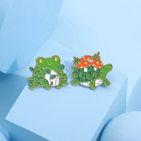 Kreative Cartoon Tier Emaille Anstecknadel Capybara Frosch Katze Schildkröte Hirsch Brosche Süß Metall Abzeichen Für Rucksack