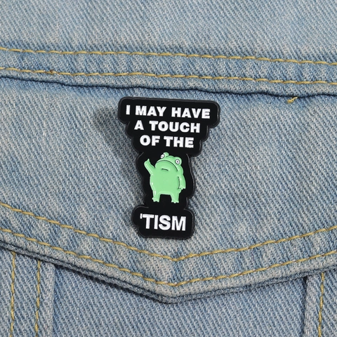Lustiger Cartoon Frosch Emaille Pin Legierung Metall Abzeichen Winken Tier Brosche Zubehör Für Rucksack Jacke Kleidung Unisex
