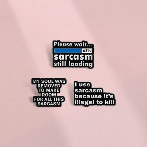 Sarcasm Enamel Pin Funny Slogan Black Metal Badge Still Loading Loading Bar Brooch For Backpack Clothing Personalized Accessories