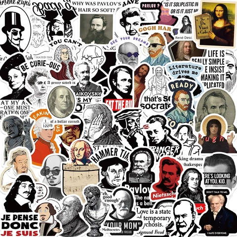 Berühmte Personen Meme Aufkleber Wasserdichte PVC Abziehbilder Für Laptop Gitarre Gepäck DIY Kreative Doodle Kunst Aufkleber