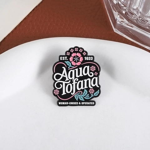 Spilla in Lega di Zinco Smaltata con Frasi Creative Distintivo Motivo Floreale Accessorio per Zaino e Abbigliamento Spilla Decorativa