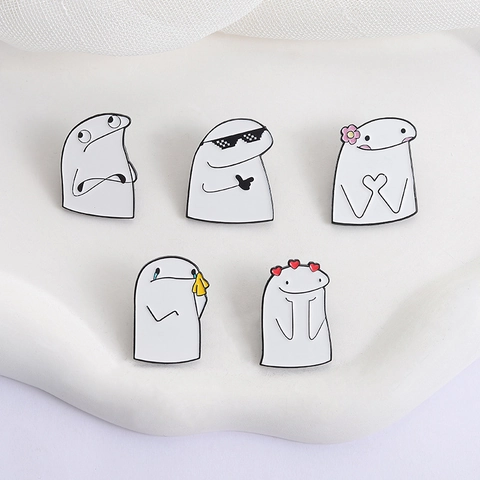 Lustige Cartoon Strichmännchen Emaille Brosche Badge Lustiger Ausdruck Herz Sonnenbrille Zinklegierung Pin Für Rucksack Kleidung Zubehör