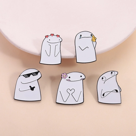 Lustige Cartoon Strichmännchen Emaille Brosche Badge Lustiger Ausdruck Herz Sonnenbrille Zinklegierung Pin Für Rucksack Kleidung Zubehör
