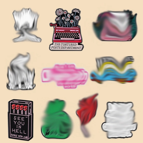 Retro Zinklegierung Emaille Brosche Pin Cartoon Blume Schreibmaschine Schädel Streichholzschachtel Abzeichen Für Rucksack Kleidung Dekoration Zubehör