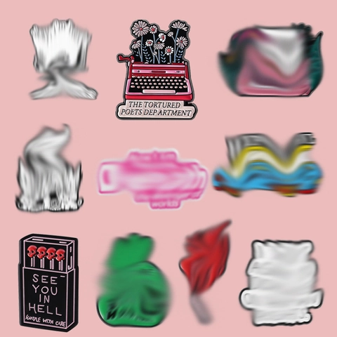 Retro Zinklegierung Emaille Brosche Pin Cartoon Blume Schreibmaschine Schädel Streichholzschachtel Abzeichen Für Rucksack Kleidung Dekoration Zubehör