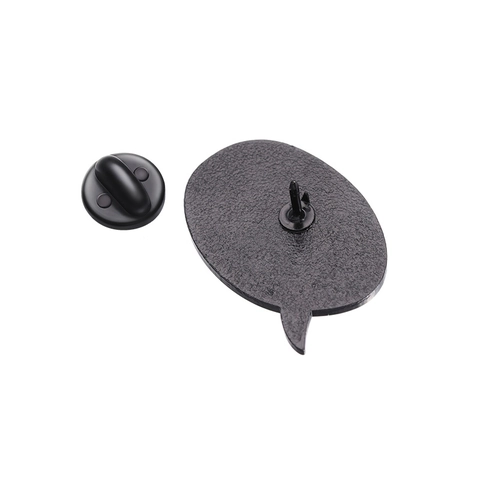 Funny Speech Bubble Enamel Pin Rude Texting Lettering Alloy Brooch Badge For Clothes Bags Hats Women Men Jewelry Gift