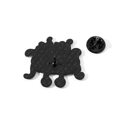 Broche Creativo de Aleación Esmalte Monstruo de Espagueti Volador Pin de Solapa de Dibujos Animados Divertido Insignia Decoración Ropa Bolsa Regalo Accesorio Unisex