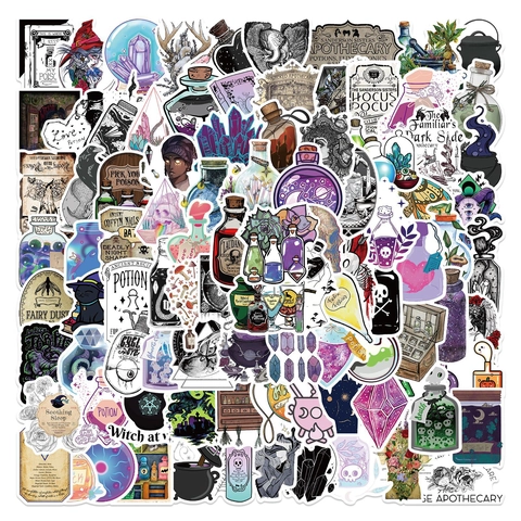 Apotheker Toverdrank Graffiti Stickers Waterdichte Vinyl Decals Voor Fles Gitaar Bagage DIY Decoratieve Stickers Set