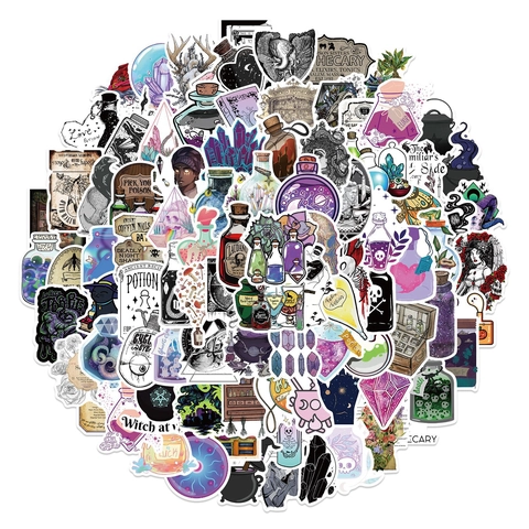 Apotheker Toverdrank Graffiti Stickers Waterdichte Vinyl Decals Voor Fles Gitaar Bagage DIY Decoratieve Stickers Set