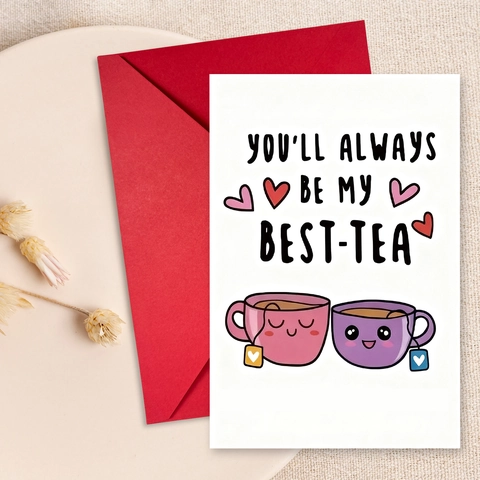 Funny Punny Greeting Cards With Red Envelopes Cute Cartoon Designs Cards For Friendship Birthday Thank You Gifts Women Friends