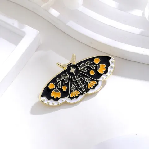 Vintage Legierung Emaille Motte Schmetterling Biene Brosche Pins Bunte Insekten Abzeichen Für Damen Herren Kleidung Tasche Dekor Schmuck Geschenk