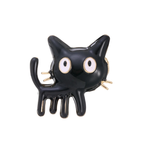 Süße Cartoon Katze Emaille Brosche Zinklegierung Tier Reversnadel Für Damen Bekleidung Zubehör Exquisite Mode Kätzchen Schmuck