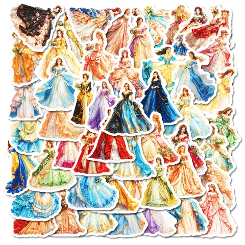 Pegatinas de Princesa Vintage Estética Estilo Victoriano Figura Femenina Calcomanías Para Diario Scrapbooking DIY Decoración