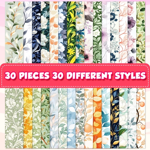 Vintage Floral Plant Paper Bookmarks Aesthetic Botanical Illustration Book Markers For Students Readers Stationery Gift
