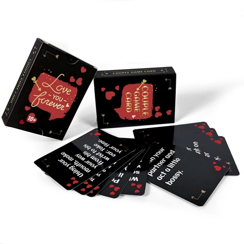 English Couple Game Cards Conversation Deck For Bedroom Romantic Relationship Building Cards For Adult Couples Interactive