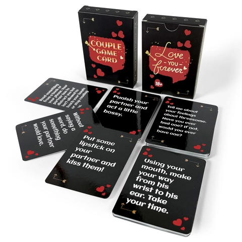 English Couple Game Cards Conversation Deck For Bedroom Romantic Relationship Building Cards For Adult Couples Interactive