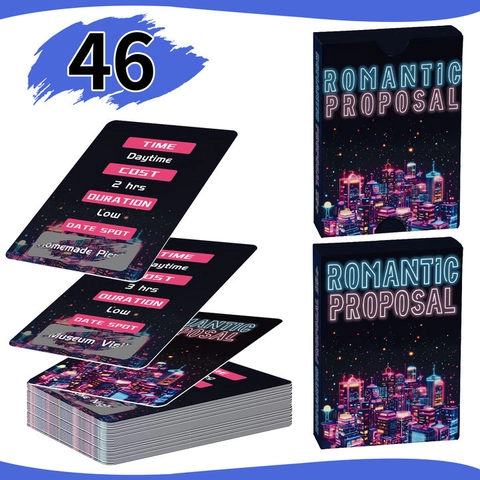 Tarjetas De Ideas Para Citas Románticas De Propuesta Para Parejas Juegos De Relación Estilo Cyberpunk Regalo