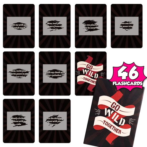 Go Wild Together Pareja Tarjetas Rasca Juego Interactivo Romántico Para Adultos Amantes Juego Noche Romántica Regalo Aniversario