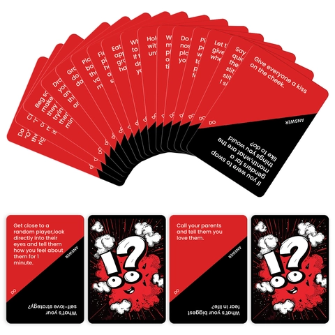 Adult Truth Or Dare Party Card Game Paper Board Game For Social Gathering Interactive Truth Or Dare Style Tabletop Game
