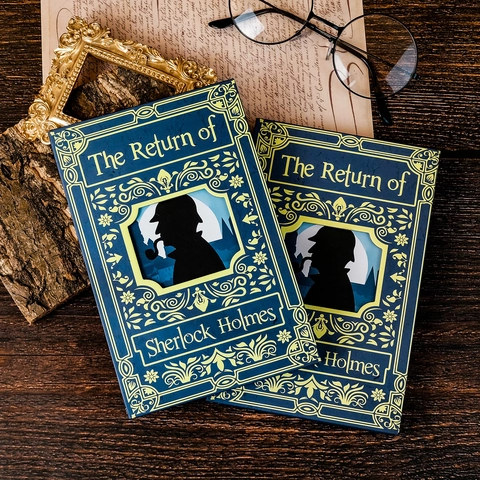 Cuaderno Magnético de Tapa Dura con Tema de Detective Vintage Estilo Victoriano Diario de Escritura Creativa Bloc de Notas Retro
