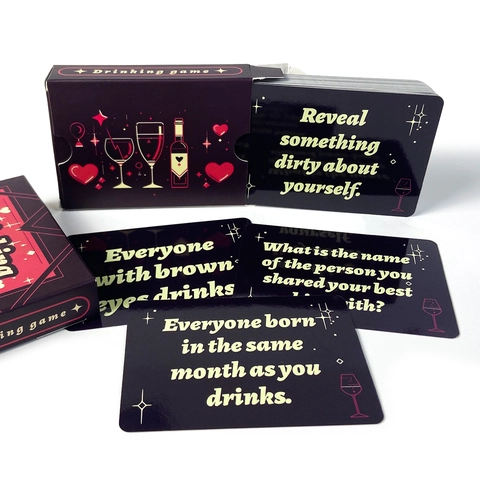 Cartes de Jeu à Boire pour Adultes Cartes de Jeu Social de Brise-glace pour Rassemblements Team Building Interaction Jeu de Table
