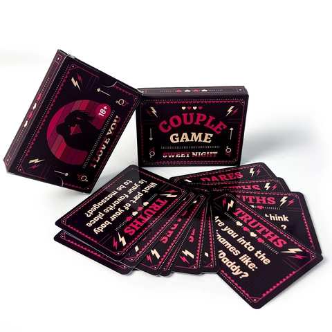 Sweet Night Couple Game Interaction Flashcards Romantic Truth Or Dare Card Game For Adults Romantic Atmosphere Building Game