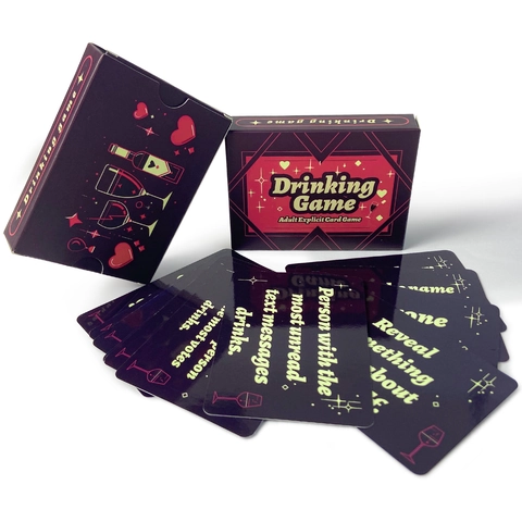 Cartes de Jeu à Boire pour Adultes Cartes de Jeu Social de Brise-glace pour Rassemblements Team Building Interaction Jeu de Table