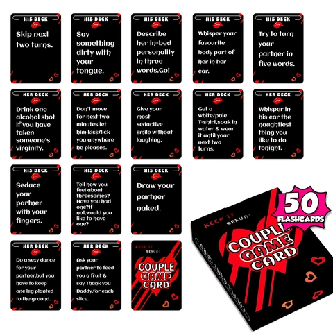 Couple Interaction Game Cards Romantic Intimacy Card Game For Date Night Party Adults Bonding Fun Challenges Card Game