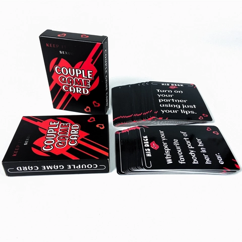Cartes de Jeu Interactives Romantiques pour Couples pour Rencontres Brise-Glace Divertissement de Fête Adultes en Papier