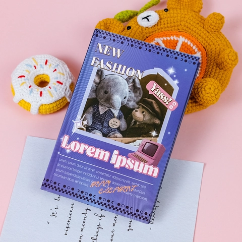 Taccuino Vintage Viola con Elefante Copertina Rigida Diario a Righe Creativo con Segnalibro Griglia Mensile Cancelleria per Studenti Ufficio