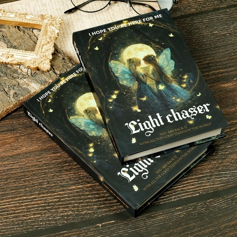 Fantasie Fee Hardcover Notitieboek Lichtzoeker Thema Klein A6 Dagboek Journal Met Lintwijzer Houtpulp Papier Studenten Kantoor Cadeau