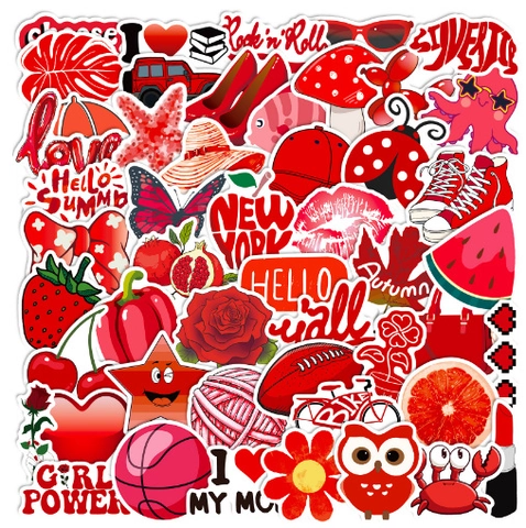 Waterproof PVC Vinyl DIY Decorative Stickers Graffiti Decals For Scrapbooking Laptop Water Bottle Phone Case Kids Adults