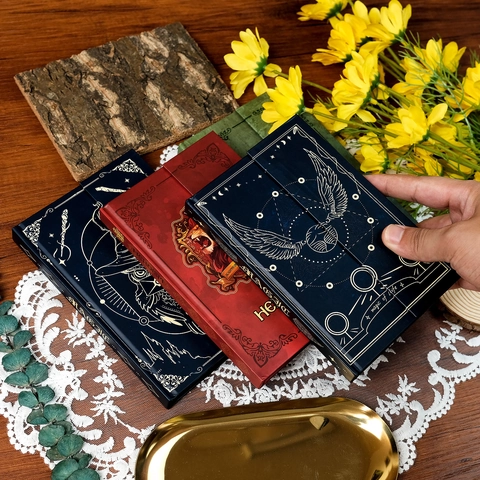 Magische Academie Stijl Hardcover Notitieboek Retro Fantasy Totem Dagboek Voor Studenten Toverthema Schrijfblok Cadeau