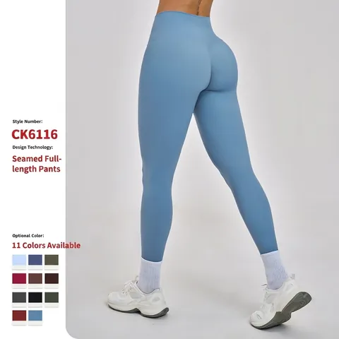 Damen Yoga Hose Hohe Taille Butt Lift Bauchweg Fitness Leggings Nylon Spandex Atmungsaktiv Schnelltrocknend Workout